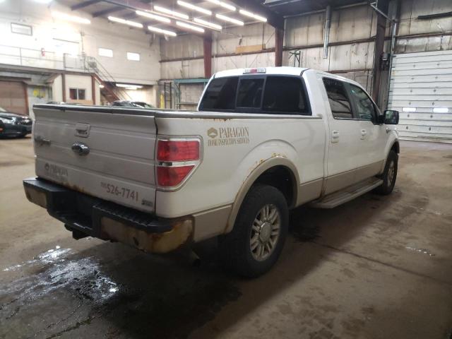 1FTFW1EV4AKE73036 - 2010 FORD F150 SUPERCREW WHITE photo 3