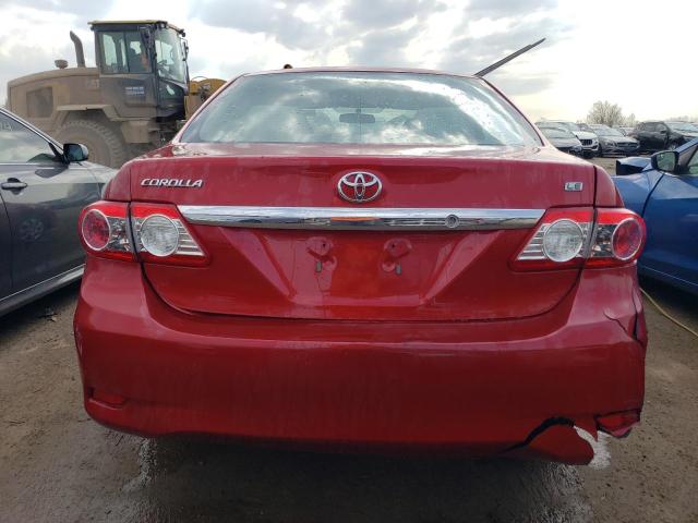 5YFBU4EE7DP109771 - 2013 TOYOTA COROLLA L BASE RED photo 6