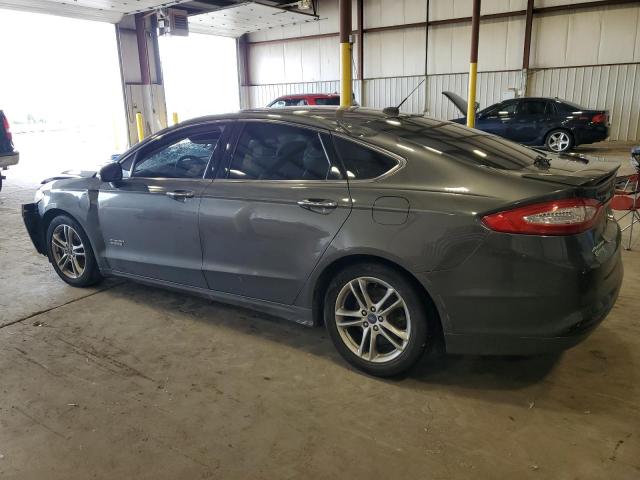 3FA6P0SUXGR393866 - 2016 FORD FUSION TITANIUM PHEV GRAY photo 2