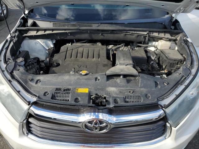 5TDJKRFH7FS157417 - 2015 TOYOTA HIGHLANDER XLE 白色 照片 12