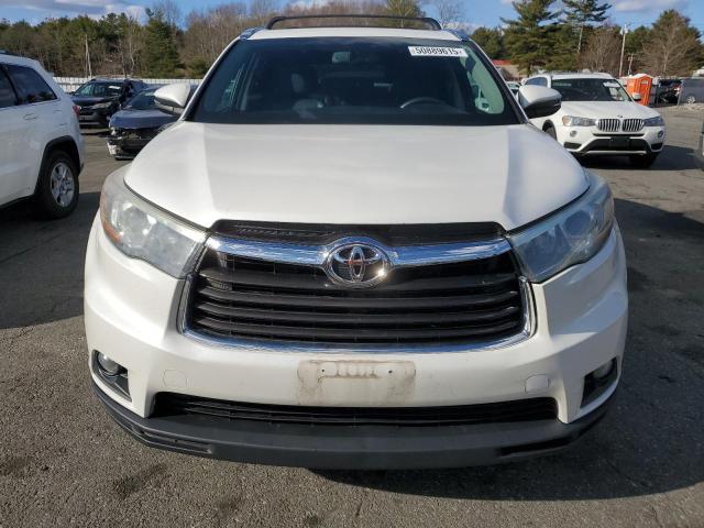 5TDJKRFH7FS157417 - 2015 TOYOTA HIGHLANDER XLE 白色 照片 5
