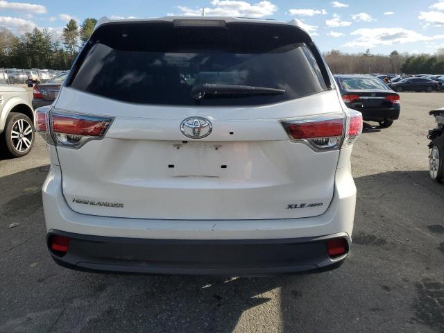 5TDJKRFH7FS157417 - 2015 TOYOTA HIGHLANDER XLE 白色 照片 6