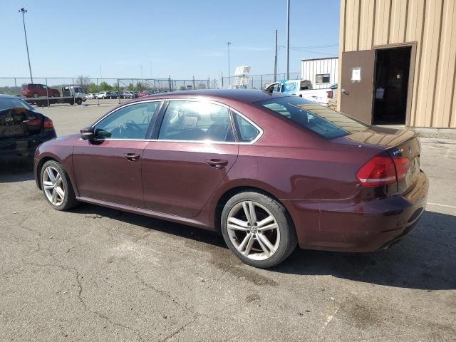 1VWBM7A37DC120023 - 2013 VOLKSWAGEN PASSAT SE BURGUNDY photo 2