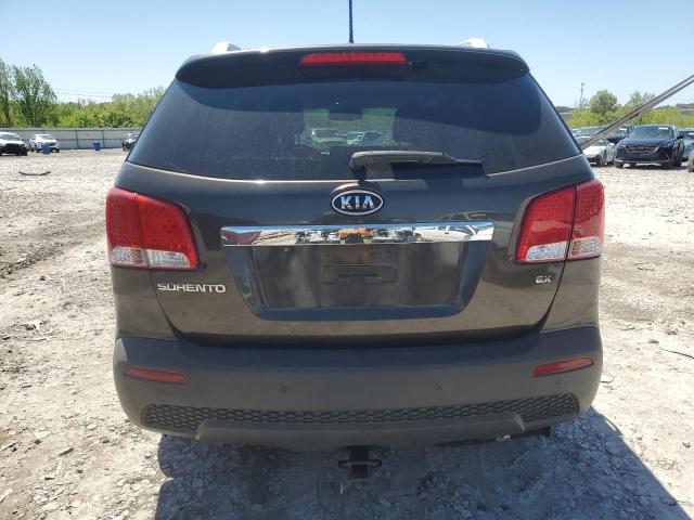 5XYKU3A14BG116692 - 2011 KIA SORENTO EX BROWN photo 6