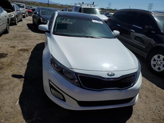 5XXGN4A76FG499171 - 2015 KIA OPTIMA EX WHITE photo 5