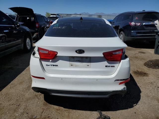 5XXGN4A76FG499171 - 2015 KIA OPTIMA EX WHITE photo 6