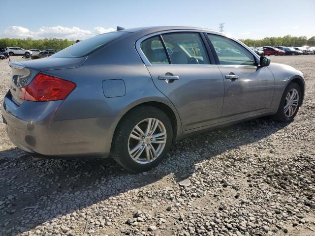 JN1DV6ARXCM860233 - 2012 INFINITI G25 GRAY photo 3