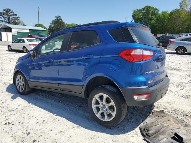 MAJ6S3GL3KC285466 - 2019 FORD ECOSPORT SE BLUE photo 2