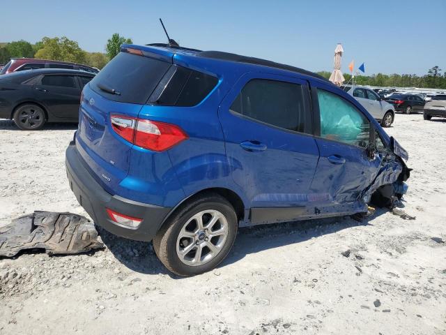 MAJ6S3GL3KC285466 - 2019 FORD ECOSPORT SE BLUE photo 3