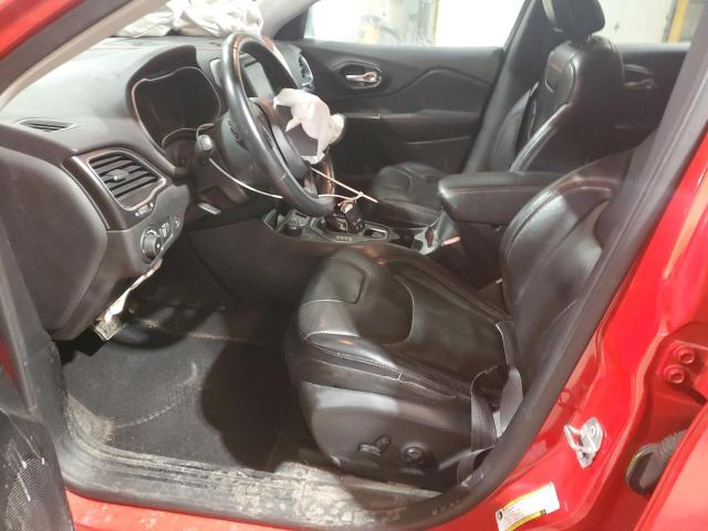 1C4PJMBN8KD315278 - 2019 JEEP CHEROKEE TRAILHAWK RED photo 7