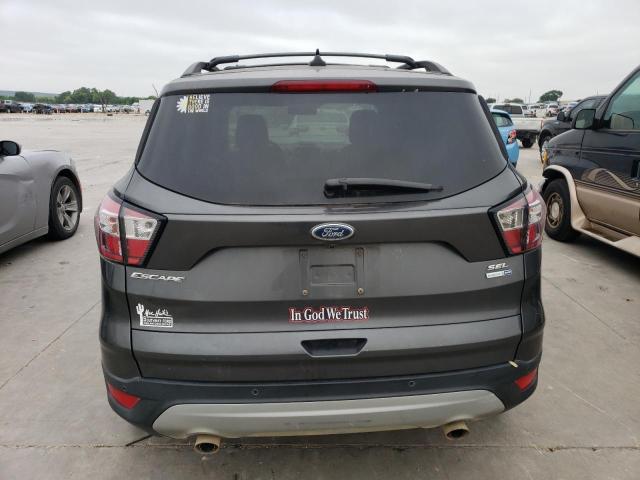 1FMCU9HD2JUB83145 - 2018 FORD ESCAPE SEL GRAY photo 6