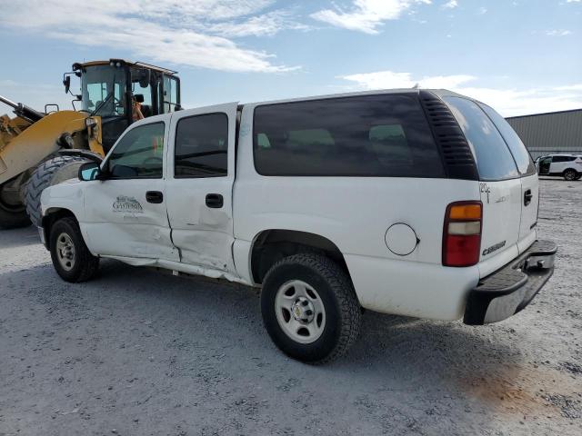 3GNFK16T21G201771 - 2001 CHEVROLET SUBURBAN K1500 WHITE photo 2