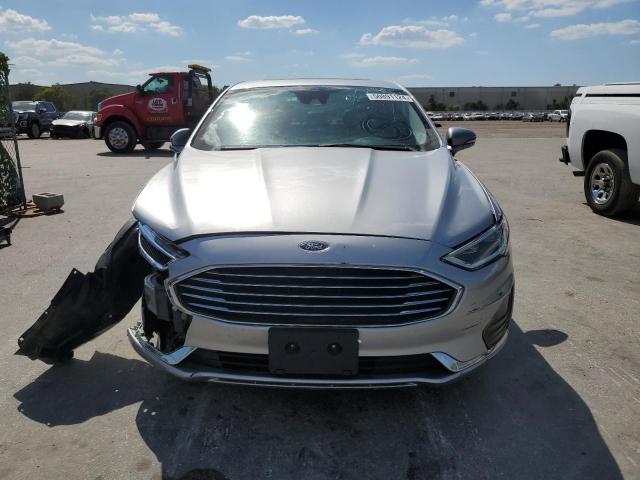 3FA6P0CD2LR152666 - 2020 FORD FUSION SEL SILVER photo 5