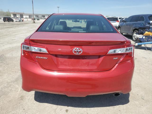 4T1BF1FK3EU850349 - 2014 TOYOTA CAMRY L RED photo 6