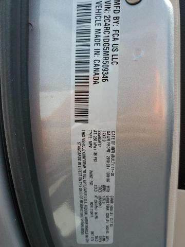 2C4RC1DG5MR509346 - 2021 CHRYSLER VOYAGER LXI SILVER photo 14