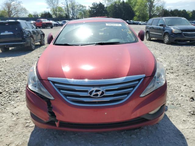 5NPEC4AC8EH904153 - 2014 HYUNDAI SONATA SE RED photo 5