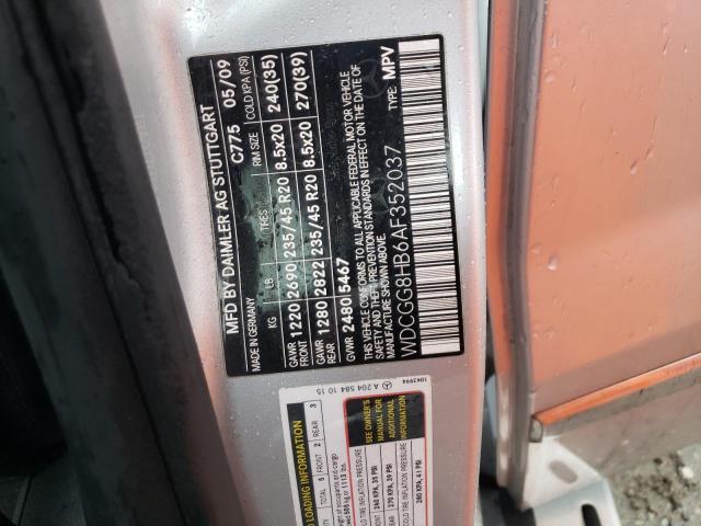 WDCGG8HB6AF352037 - 2010 MERCEDES-BENZ GLK 350 4MATIC SILVER photo 13