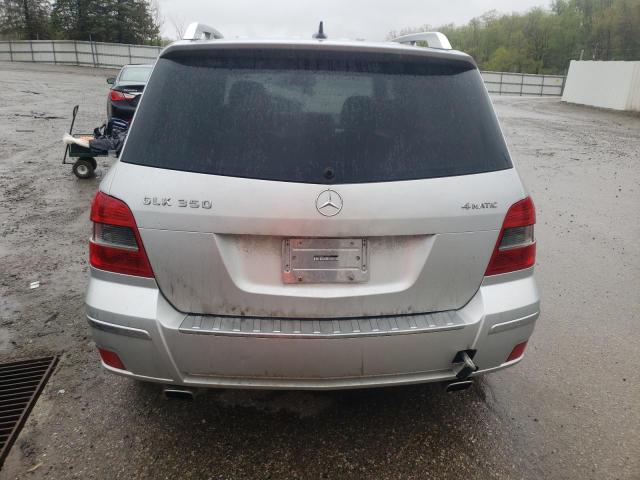 WDCGG8HB6AF352037 - 2010 MERCEDES-BENZ GLK 350 4MATIC SILVER photo 6