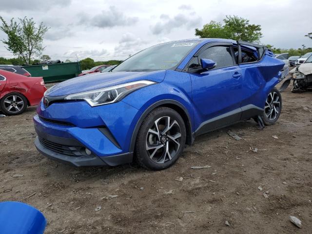 NMTKHMBX6JR043838 - 2018 TOYOTA C-HR XLE BLUE photo 1