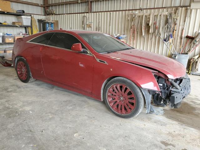 1G6DJ1ED8B0125737 - 2011 CADILLAC CTS PERFORMANCE COLLECTION BURGUNDY photo 4