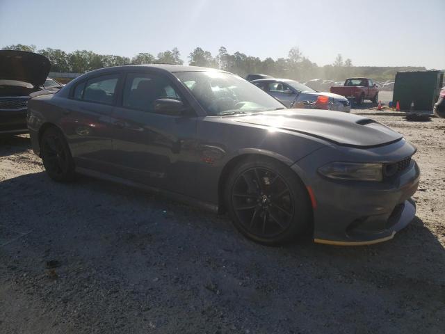 2C3CDXGJ0KH530531 - 2019 DODGE CHARGER SCAT PACK GRAY photo 4