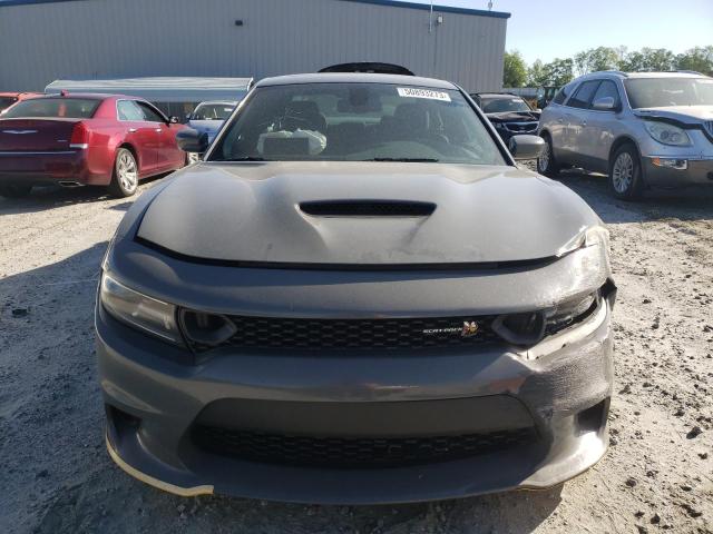 2C3CDXGJ0KH530531 - 2019 DODGE CHARGER SCAT PACK GRAY photo 5