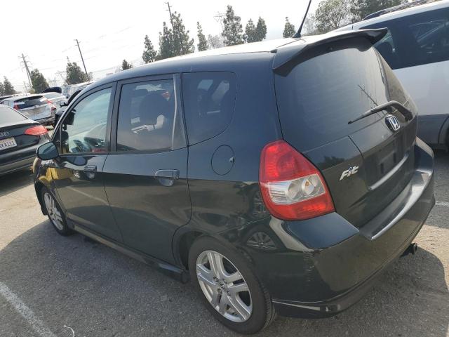 JHMGD38658S072405 - 2008 HONDA FIT SPORT BLACK photo 2