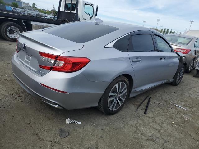 1HGCV3F15MA016647 - 2021 HONDA ACCORD HYBRID SILVER photo 3