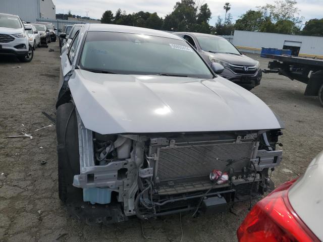 1HGCV3F15MA016647 - 2021 HONDA ACCORD HYBRID SILVER photo 5