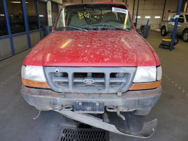 1FTYR11U8WPA38284 - 1998 FORD RANGER RED photo 5