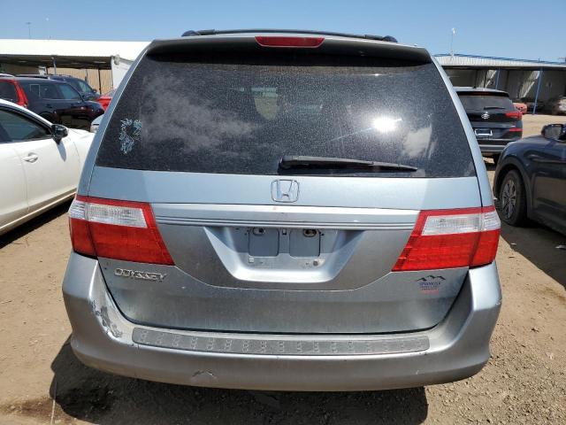 5FNRL38636B032833 - 2006 HONDA ODYSSEY EXL BLUE photo 6