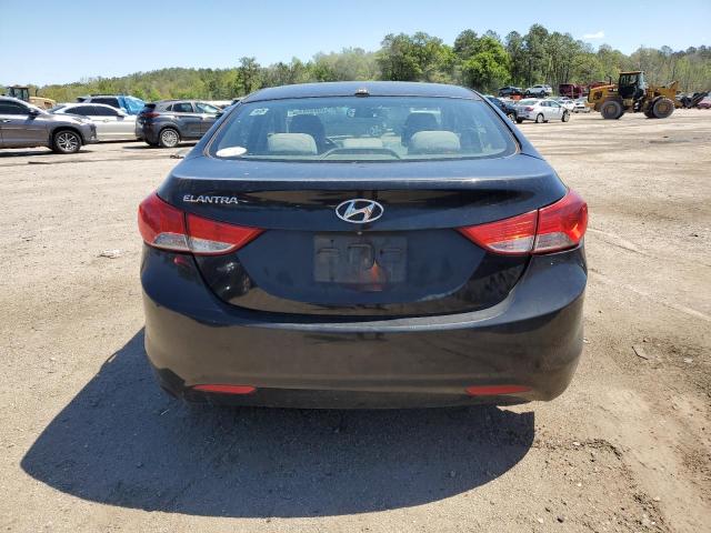 KMHDH4AE2BU101849 - 2011 HYUNDAI ELANTRA GLS BLACK photo 6