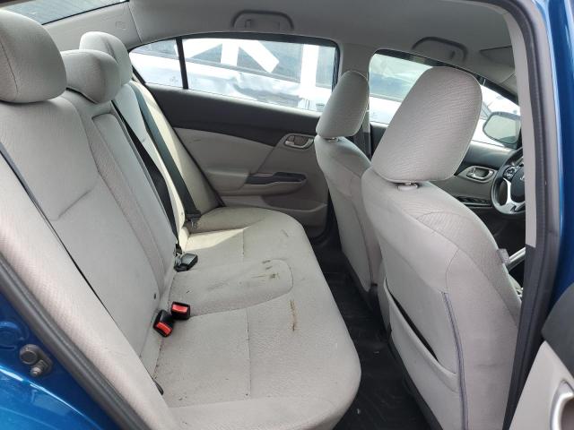 2HGFB2E42DH011564 - 2013 HONDA CIVIC LX ლურჯი ფოტო 10