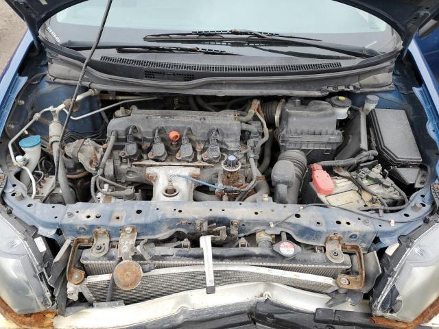 2HGFB2E42DH011564 - 2013 HONDA CIVIC LX ლურჯი ფოტო 11