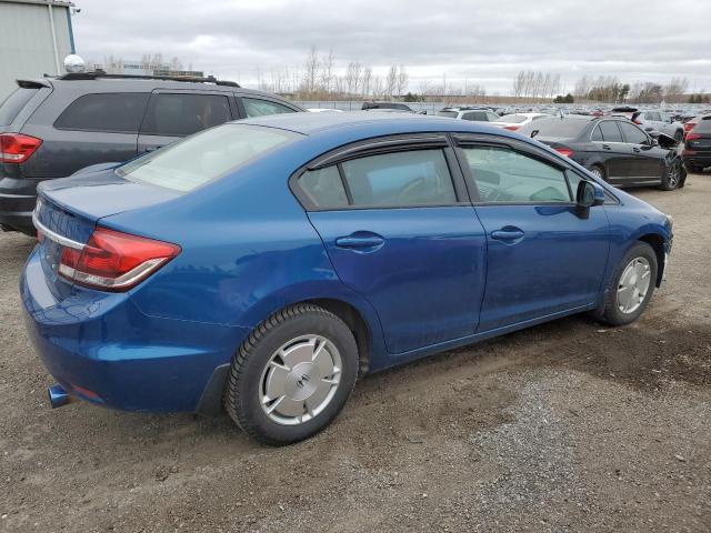 2HGFB2E42DH011564 - 2013 HONDA CIVIC LX ლურჯი ფოტო 3