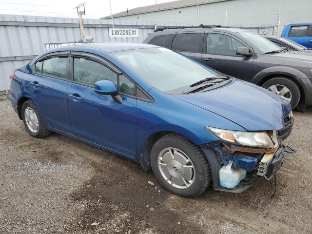 2HGFB2E42DH011564 - 2013 HONDA CIVIC LX ლურჯი ფოტო 4