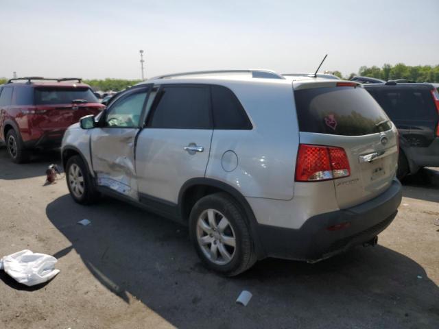 5XYKT3A62CG288347 - 2012 KIA SORENTO BASE SILVER photo 2