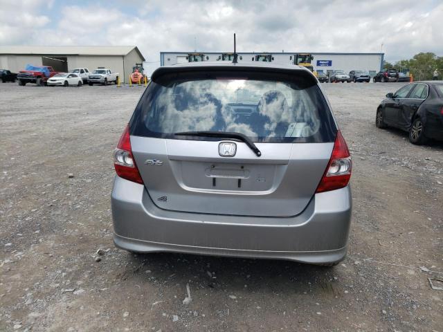 JHMGD37637S050192 - 2007 HONDA FIT S SILVER photo 6