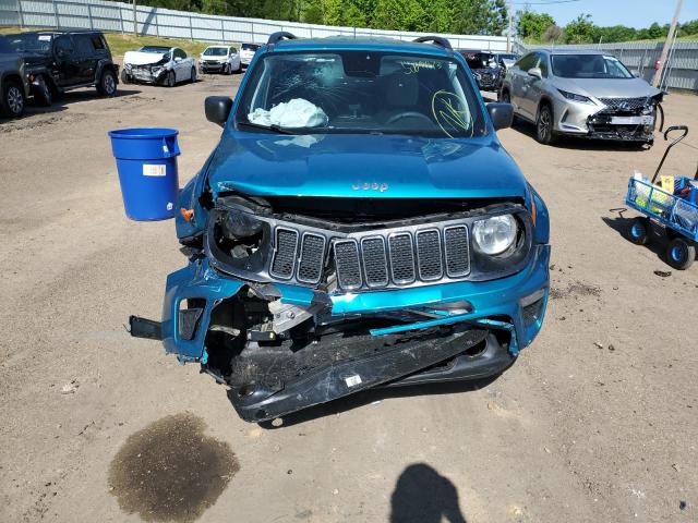 ZACNJAAB9LPL38940 - 2020 JEEP RENEGADE SPORT BLUE photo 5