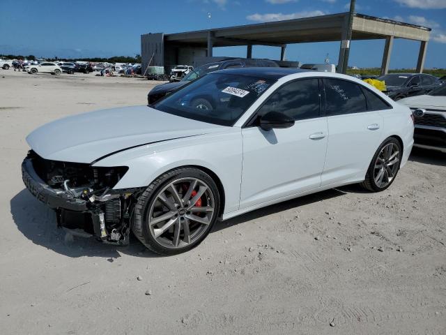 WAUFFAF28MN080144 - 2021 AUDI S6 PRESTIGE WHITE photo 1