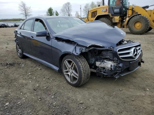 WDDHF8JB7EA926046 - 2014 MERCEDES-BENZ E 350 4MATIC BLUE photo 4