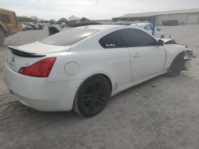 JNKCV64E89M607288 - 2009 INFINITI G37 BASE WHITE photo 3