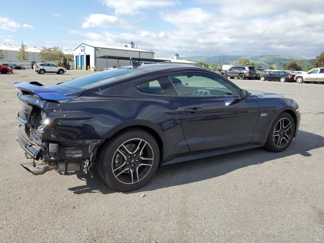 1FA6P8CF5M5148681 - 2021 FORD MUSTANG GT BLUE photo 3