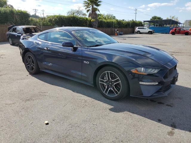 1FA6P8CF5M5148681 - 2021 FORD MUSTANG GT BLUE photo 4