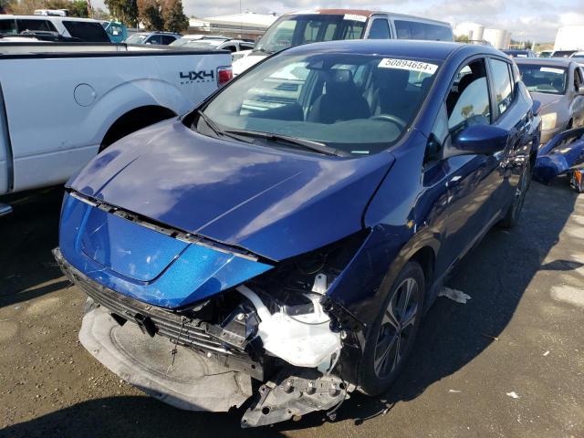 1N4BZ1CVXNC563127 - 2022 NISSAN LEAF SV PLUS BLUE photo 1