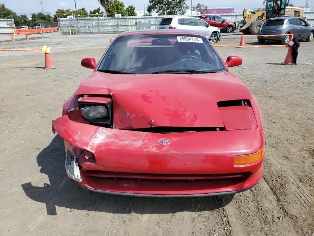 JT2SW21N7M0008673 - 1991 TOYOTA MR2 SPORT ROOF RED photo 5