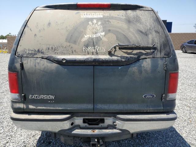 1FMNU40SX1EB99500 - 2001 FORD EXCURSION XLT CHARCOAL photo 6