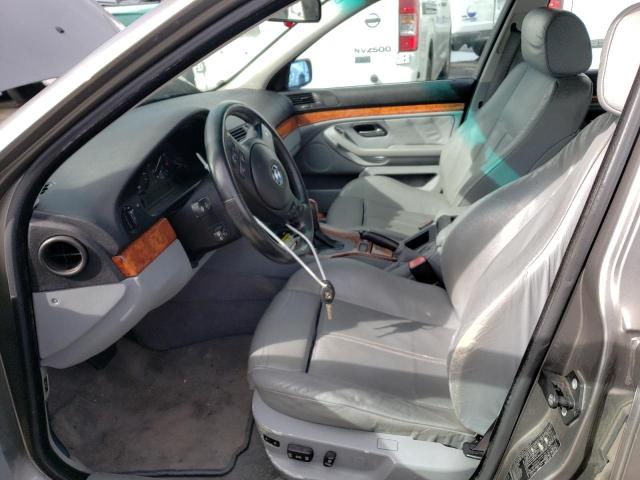WBADT43492GY40977 - 2002 BMW 5 SERIES I AUTOMATIC GRAY photo 7