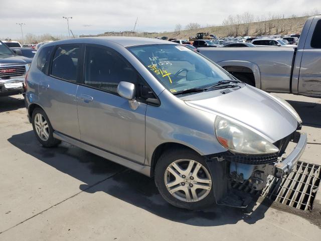 JHMGD38607S057177 - 2007 HONDA FIT S ვერცხლისფერი ფოტო 4