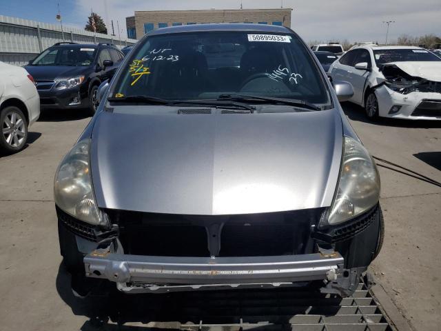 JHMGD38607S057177 - 2007 HONDA FIT S ვერცხლისფერი ფოტო 5